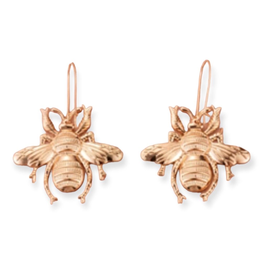 Designer inspired bee earrings